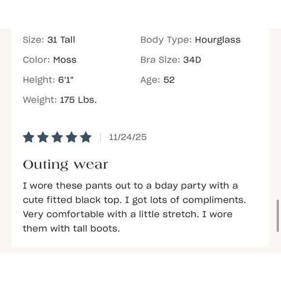 NWT Size 18W - Pilcro The Kenna Heritage barrel jeans Corduroy MOSS (US$ 148) - Picture 9 of 16